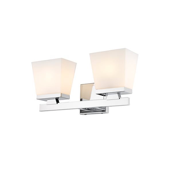 Z-Lite Astor 2-Light Chrome Mid-Century Vanity Light