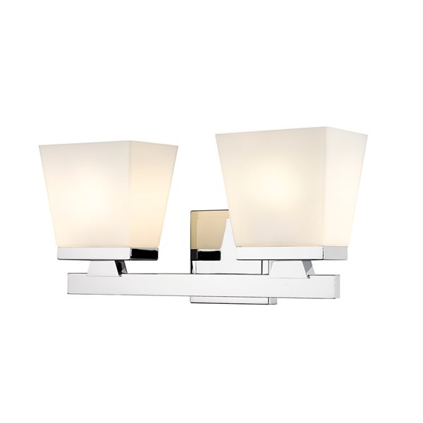 Z-Lite Astor 2-Light Chrome Mid-Century Vanity Light