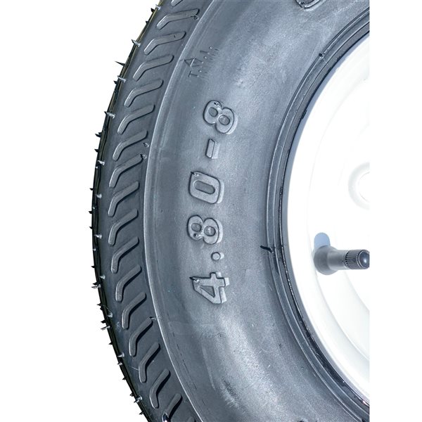 Stirling Kit Trailer Tire Bundle with U-Bolt Holder and Cover 4.80 x 8-in  LRC Tire 504572 RONA
