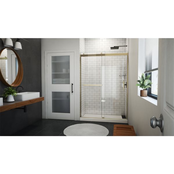 DreamLine SapphireV 76in x 50in to 54in Semiframeless Bypass