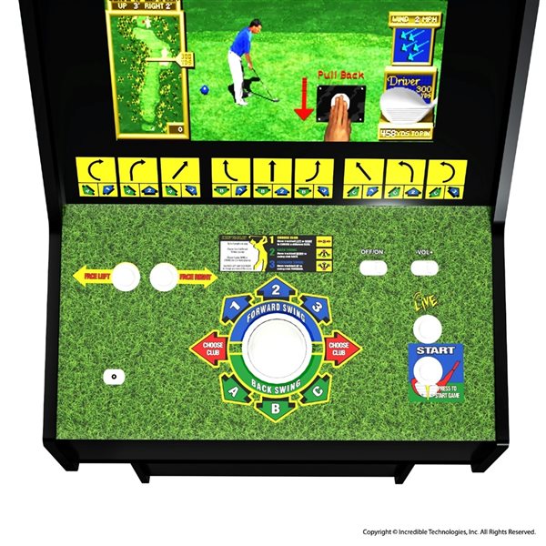 Arcade1Up Freestanding Plastic 8Game Arcade Machine 1220000276413 RONA