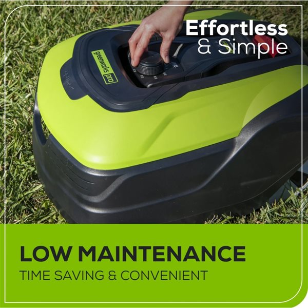 Greenworks  24 V 8.7-in Robotic Lawn Mower (1/4 Acre to 1/2 Acre)