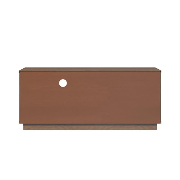 Linon Home Decor Mutimer Mid-Century Media Console Walnut 15.88-in x 18.25-in x 43.5-in