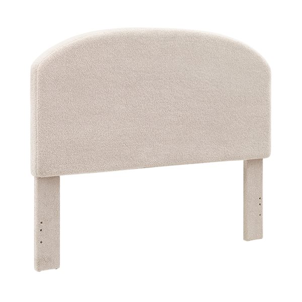 LINON HOME DÉCOR Linon Home Decor Foxhall Headboard Rounded Sherpa