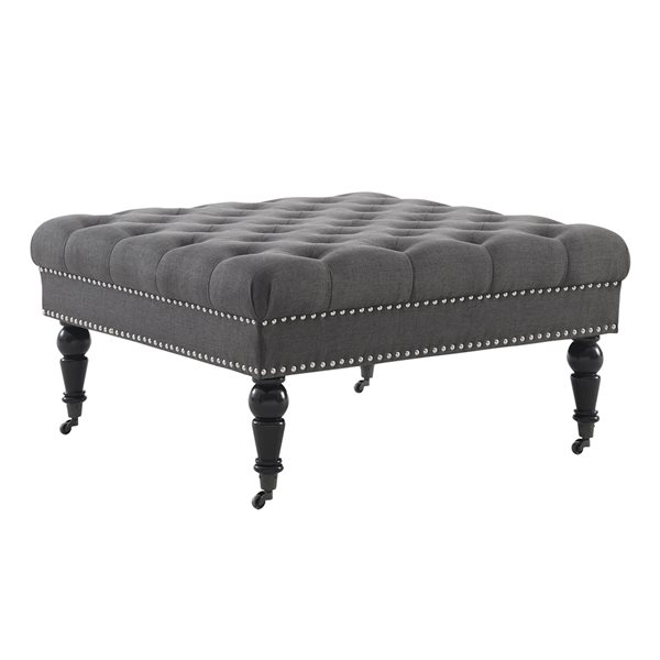 Square 2024 tufted ottoman