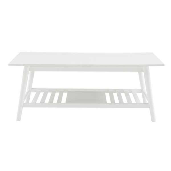 Safdie & Co. Table D'Entrée Console, Table D'Appoint 47po L Blanc