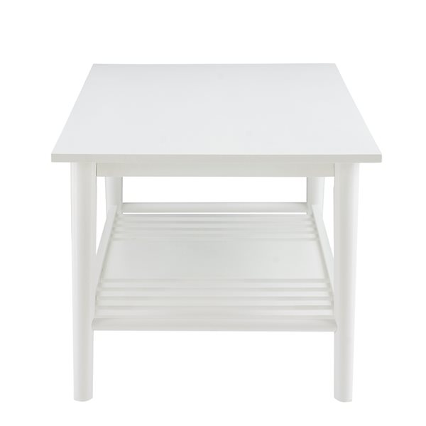 Safdie & Co. Table D'Entrée Console, Table D'Appoint 47po L Blanc