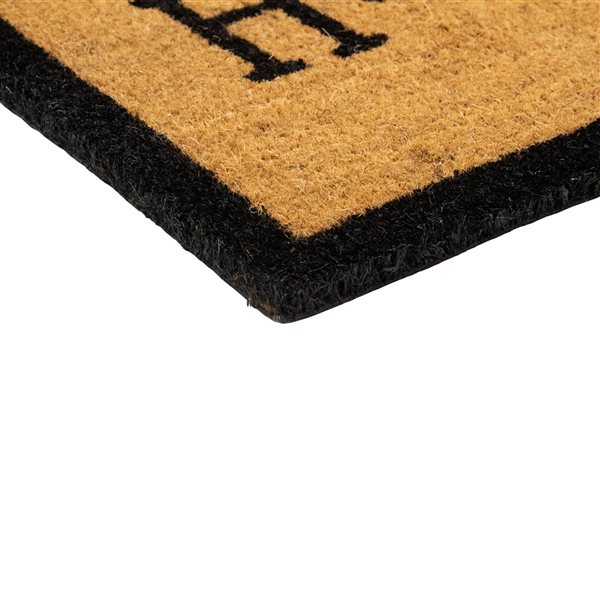 Home Sweet Home & Coir Mat, 22X47, Natural Sold by at Home