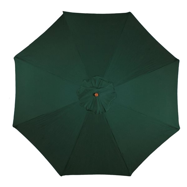 Northlight Patio Market Umbrella with Wooden Pole  Green