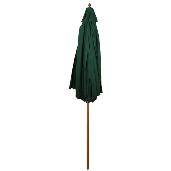 Northlight Patio Market Umbrella with Wooden Pole  Green