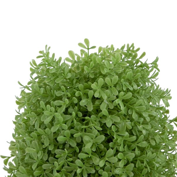 Northlight 15-In Artificial Boxwood Cone Topiary Tree with Round Pot  Unlit