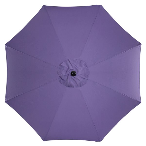 Northlight Patio Market Umbrella with Hand Crank and Tilt  Purple