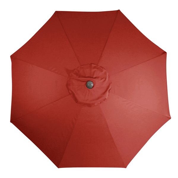 Northlight Patio Market Umbrella with Hand Crank and Tilt  Terracotta