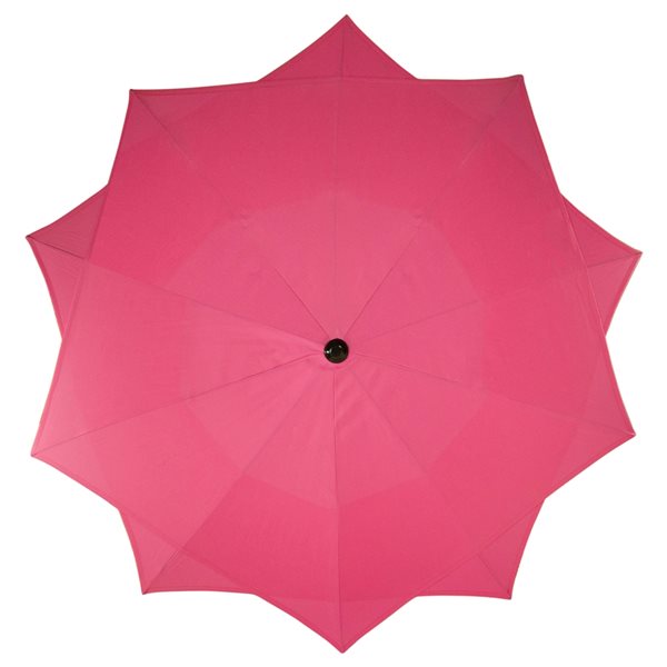 Northlight Patio Lotus Umbrella with Hand Crank  Pink