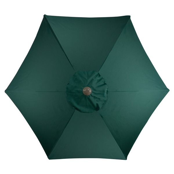 Northlight Patio Market Umbrella with Hand Crank  Hunter Green