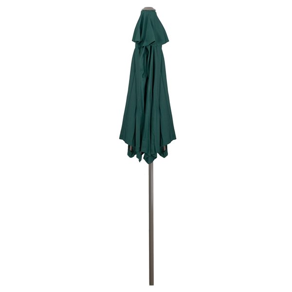 Northlight Patio Market Umbrella with Hand Crank  Hunter Green