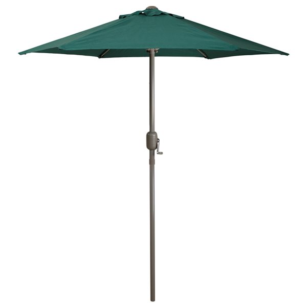 Northlight Patio Market Umbrella with Hand Crank  Hunter Green