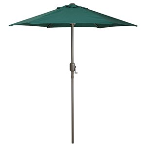 Northlight Patio Market Umbrella with Hand Crank  Hunter Green