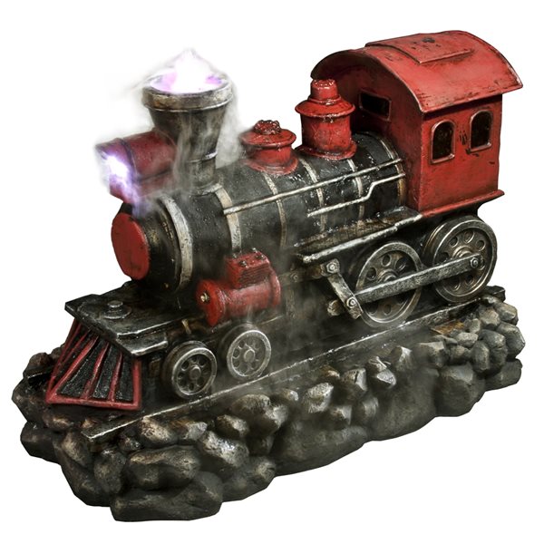Red and black tank engine, red engine 4 