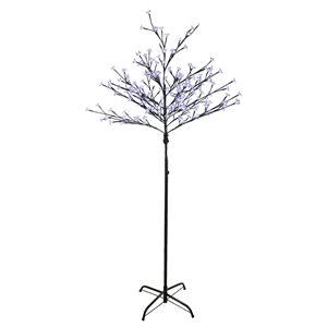 Northlight 6 ft Pre-Lit Slim LED Lighted Cherry Blossom Artificial Tree