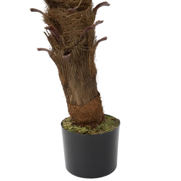 Northlight 47-In Artificial Brown and Green Phoenix Palm Potted Tree
