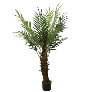 Northlight 47-In Artificial Brown and Green Phoenix Palm Potted Tree