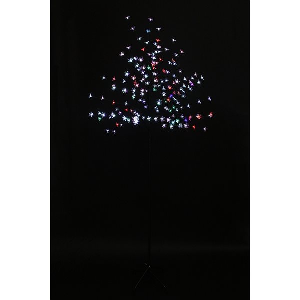 Northlight 6 ft LED Lighted Cherry Blossom Flower Tree - Color