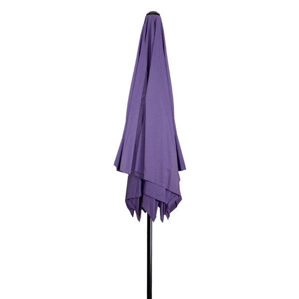 Northlight Patio Lotus Umbrella with Hand Crank  Purple