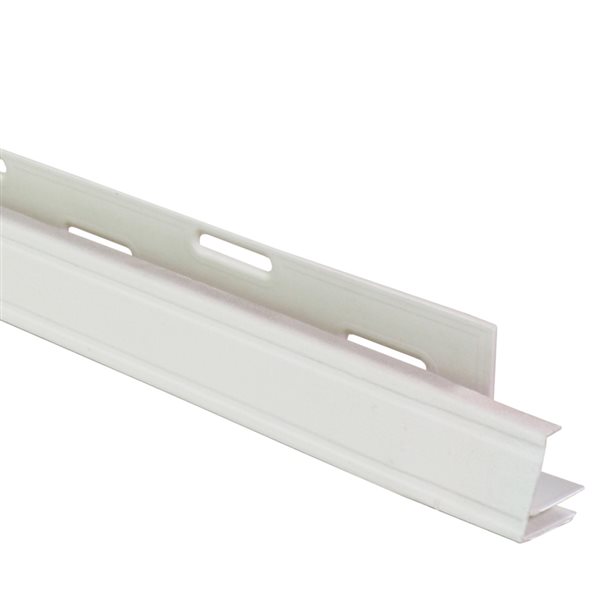 Novik NovikTrim 1.25-in x 72-in 2-Piece Polymer J-Channel Trim in White - Pack of 20