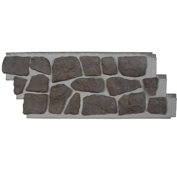 Novik NovikStone Fieldstone 19.1in x 50in Adirondacks Faux Stone