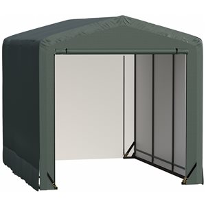 ShelterLogic ShelterTube 10-in x 14-in x 10-in Green Garage and Storage Shelter