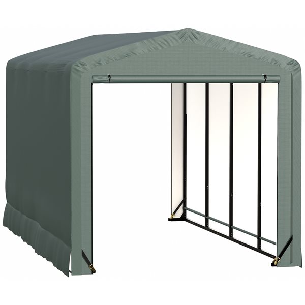 ShelterLogic ShelterTube 10-in x 18-in x 10-in Green Garage and Storage Shelter