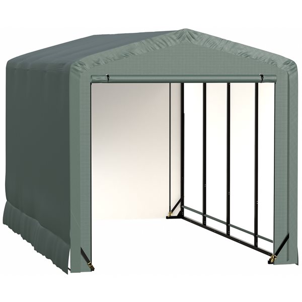 ShelterLogic ShelterTube 10-in x 18-in x 10-in Green Garage and Storage Shelter