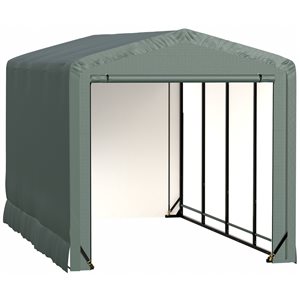 ShelterLogic ShelterTube 10-in x 18-in x 10-in Green Garage and Storage Shelter