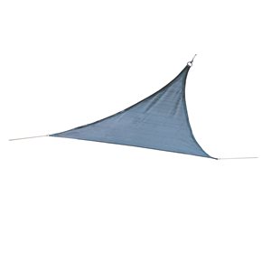 Shelterlogic 16-ft Blue Triangle Shade Sail - Fasteners Included