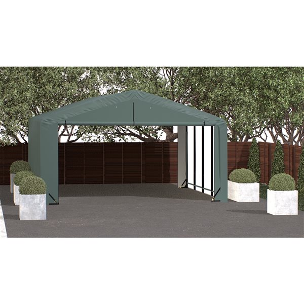 ShelterLogic ShelterTube 20-in x 23-in x 10-in Green Garage and Storage Shelter