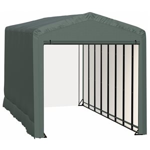 Abri pour garage et rangement ShelterTube par ShelterLogic de 14 po x 36 po x 16 po vert