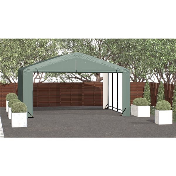 ShelterLogic ShelterTube 20-in x 18-in x 10-in Green Garage and Storage Shelter