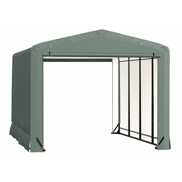 Abri pour garage et rangement ShelterTube par ShelterLogic de 12 po x 18 po x 10 po vert