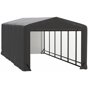 ShelterLogic ShelterTube 10-in x 27-in x 8-in Grey Garage and Storage Shelter