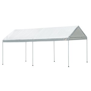 ShelterLogic MaxAP 10-ft Rectangular White Gazebo Canopy