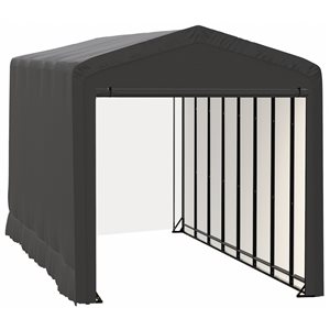 Abri pour garage et rangement ShelterTube par ShelterLogic de 14 po x 36 po x 16 po gris