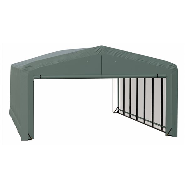 ShelterLogic ShelterTube 20-in x 32-in x 12-in Green Garage and Storage Shelter