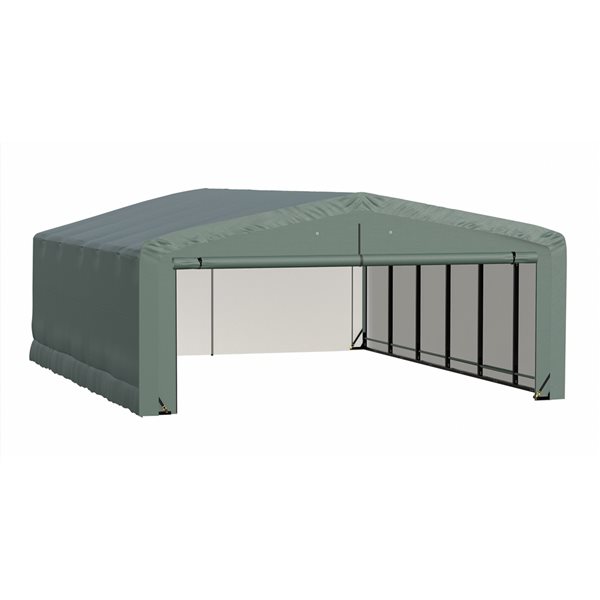 Abri pour garage et rangement ShelterTube par ShelterLogic de 20 po x 27 po x 10 po vert