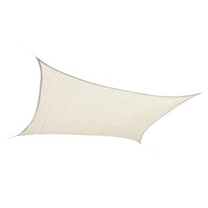 Shelterlogic 12-ft Cream Square Shade Sail - Fasteners Included