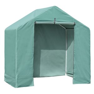 ShelterLogic 6-ft X 4.1-ft Green Garden Shed