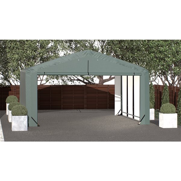 ShelterLogic ShelterTube 20-in x 18-in x 12-in Green Garage and Storage Shelter