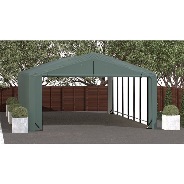 ShelterLogic ShelterTube 20-in x 32-in x 10-in Green Garage and Storage Shelter