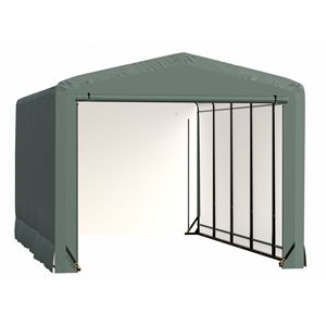 ShelterLogic ShelterTube 12-in x 23-in x 10-in Green Garage and Storage Shelter
