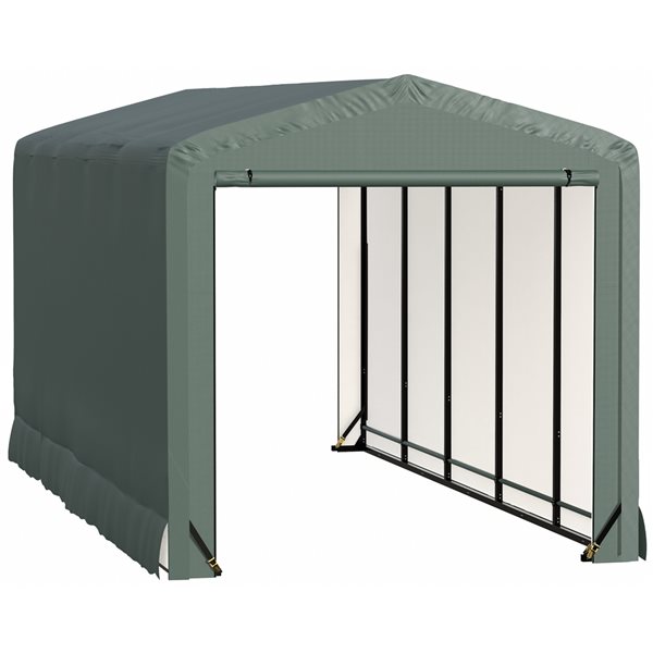 ShelterLogic ShelterTube 10-in x 23-in x 10-in Green Garage and Storage Shelter